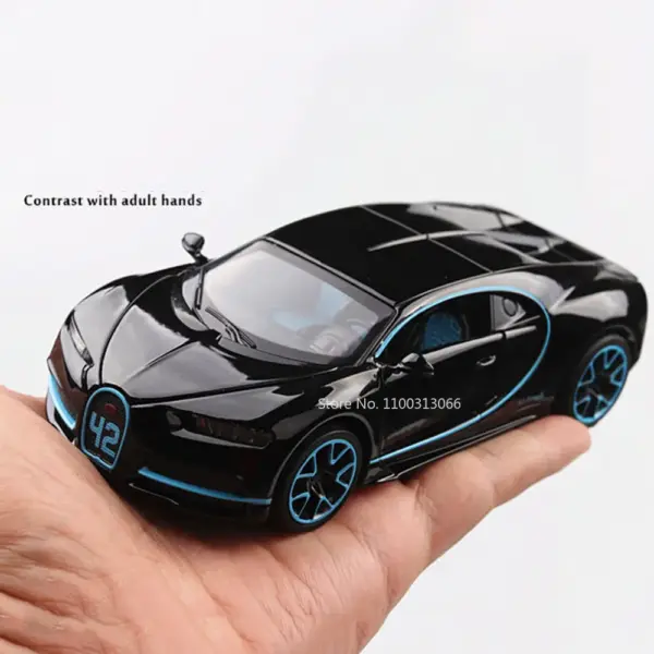 1:32 Bugatti Chiron Diecast Car Model - Image 4