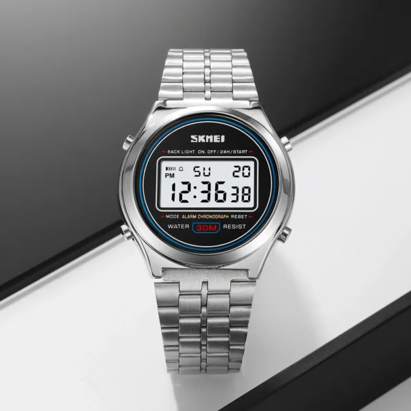 Digital Waterproof Stopwatch Watch for Men - Image 2