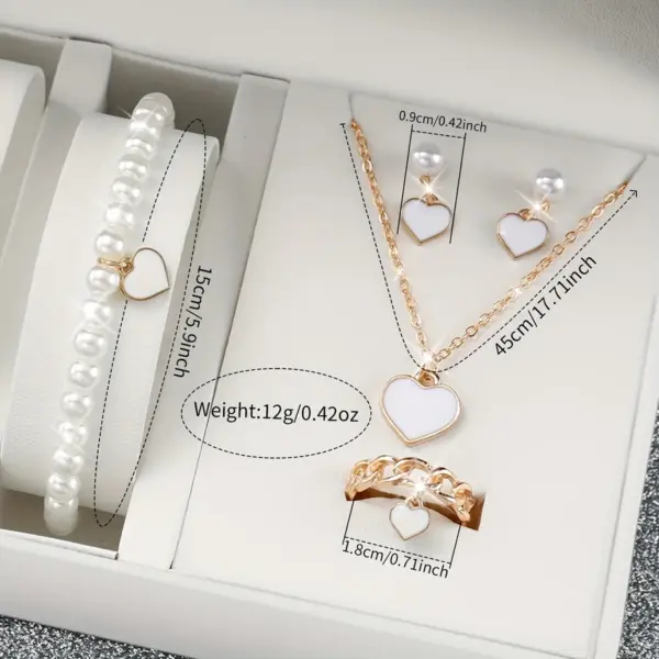 6PCS Women's Casual Jewelry Watch Set - Image 5