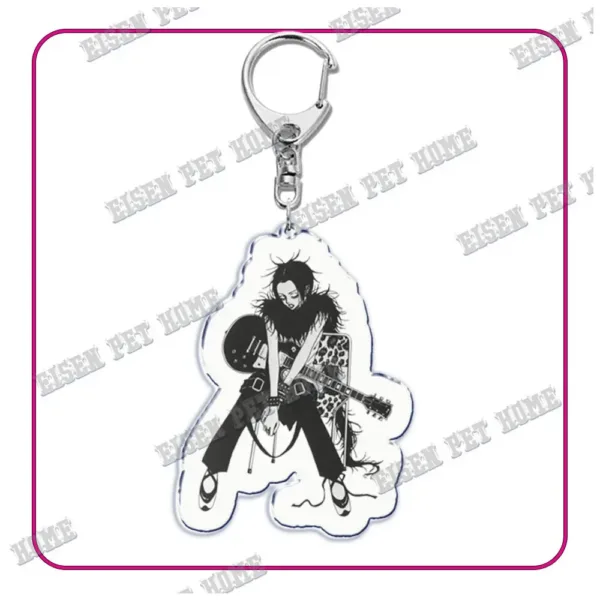 Nana Anime Keychain with Black Stones Pendant - Image 24