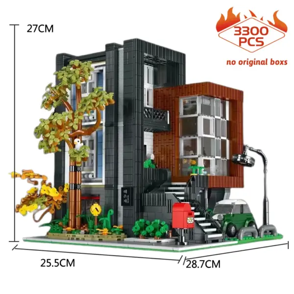 Modern Villa Architecture Building Blocks Set - Image 2