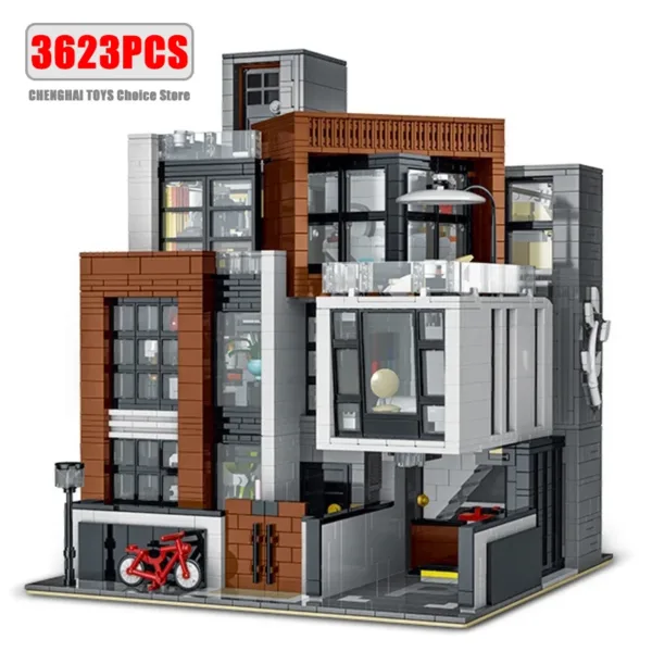 Modern Villa Building Block Set 3623 Pieces