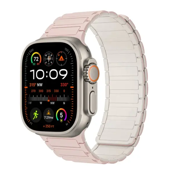 Silicone Magnetic Strap for Apple Watch 49mm 45mm - Image 8