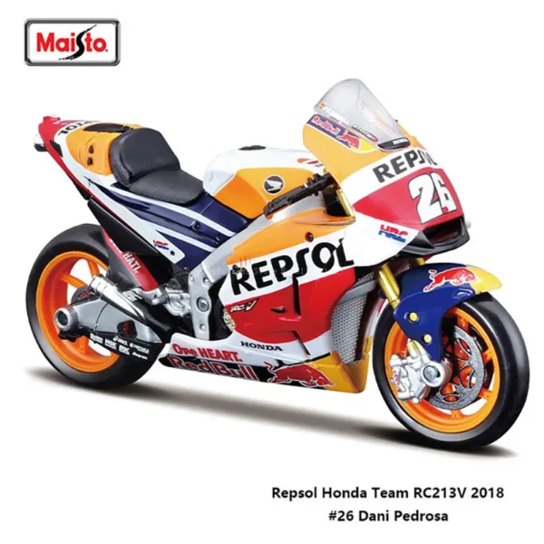 Maisto 1:18 Ducati Lenovo Team Motorcycle Model - Image 7