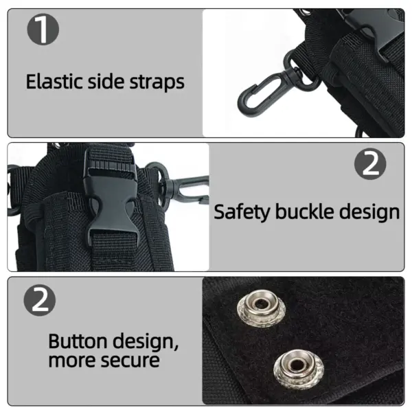 Tactical Molle Pouch for Baofeng Walkie Talkies - Image 3