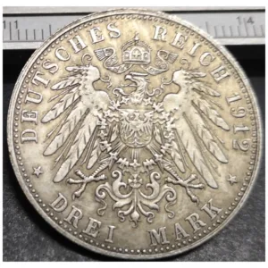 Vintage 1912 Hamburg 3 Mark Replica Collectible 4 Sbf986e0f27754c5e84d772e9ec70ff7as