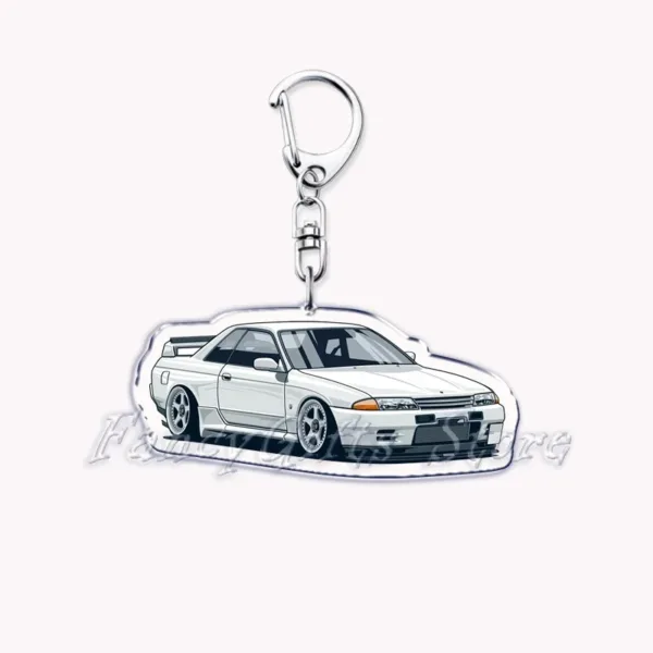 Classic Japanese Racing Cars Keychain Pendant - Image 25