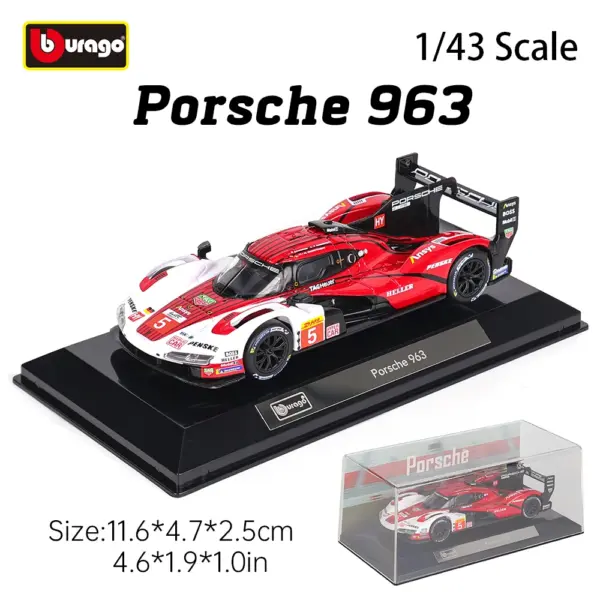 Bburago 1:43 Lamborghini SC63 Diecast Model - Image 8