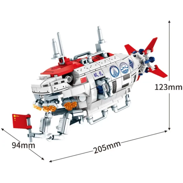 Jiaolong Submersible Building Block Model Set - Image 2