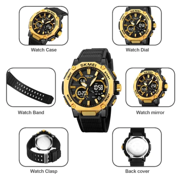 Dual Display Sport Watch for Men - Image 4