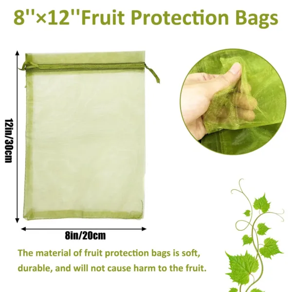 50 Pack Fruit Protection Mesh Bags - Image 6