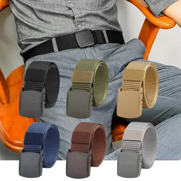 Tactical Nylon Belt with Plastic Buckle 125cm