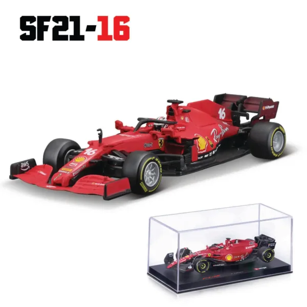 Bburago 1:43 Ferrari F1-75 Alloy Model Car - Image 12