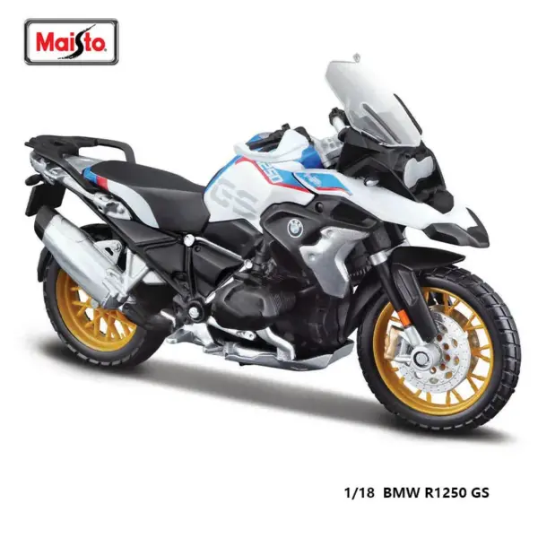 Maisto 1:18 Honda Africa Twin Diecast Model - Image 8