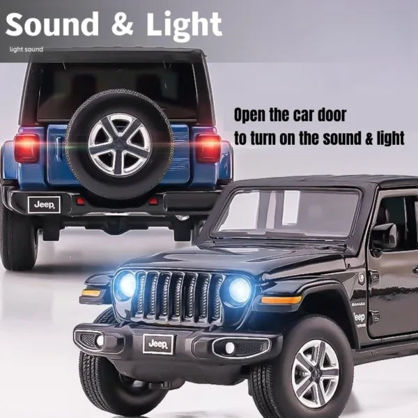 1:32 Scale Jeep Wrangler Diecast Model Car - Image 5