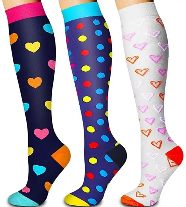 3 Pairs Compression Socks for Men and Women - Image 10