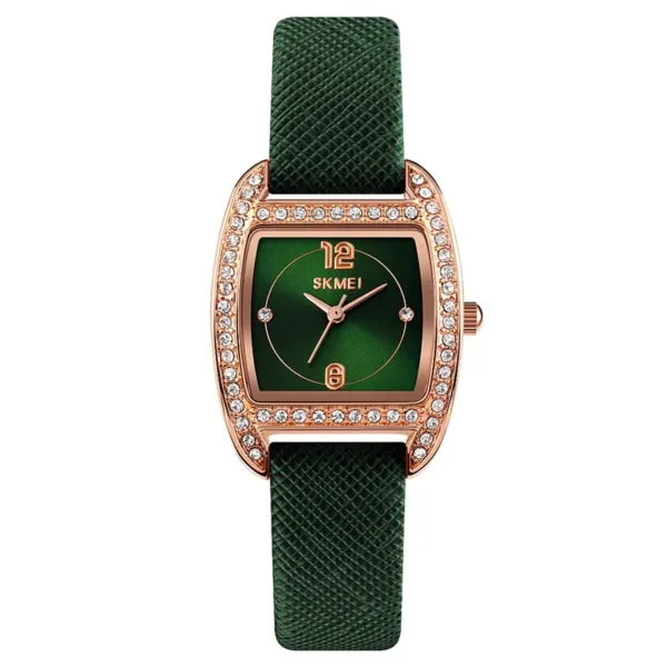 Women’s Quartz Fashion Watch with Green Dial - Image 7