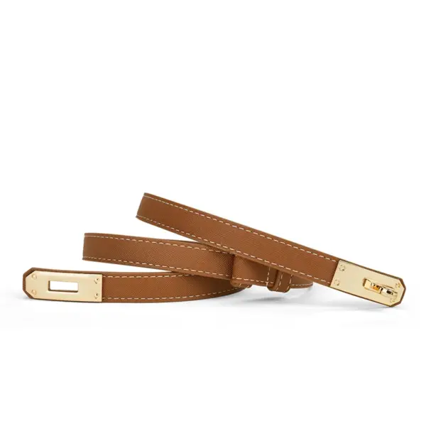 Designer Faux Leather Women's Waist Belt - Image 6