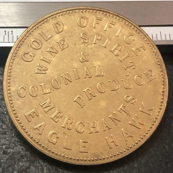 1857 Colonial Victoria Copper Coin Replica - Image 2