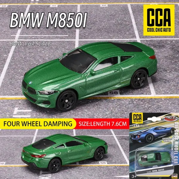 1:62 BMW M850I Z4 M3 X7 Diecast Toy Car - Image 29