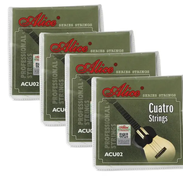 Alice Cuatro Black Nylon Strings Set ACU02 - Image 6