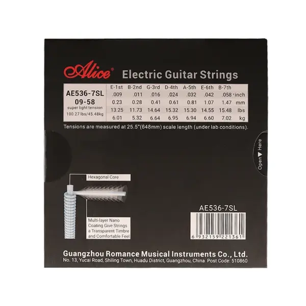 7-String Electric Guitar String Set Super Light - Image 3