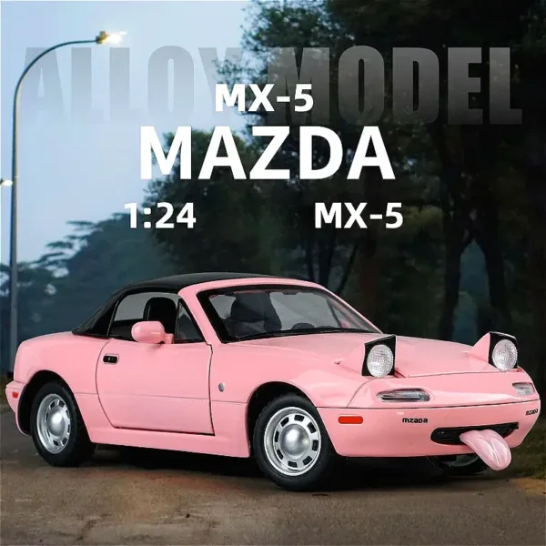 Mazda MX-5 1/24 Scale Diecast Model Car - Image 2