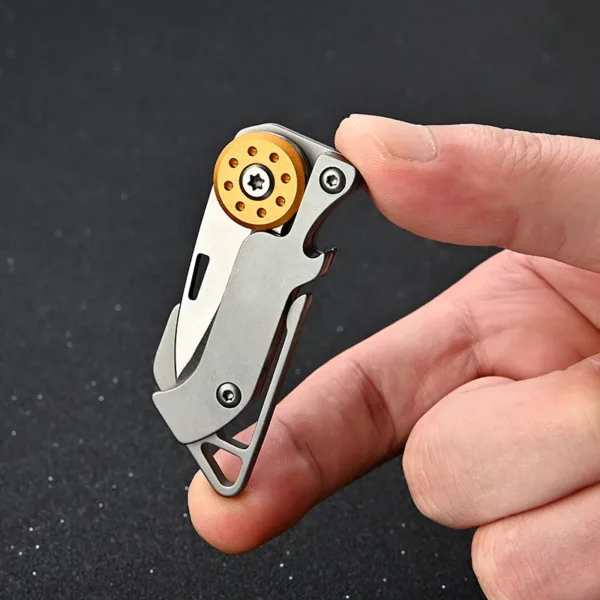 D2 Stainless Steel Folding Knife EDC Multi-Tool - Image 3