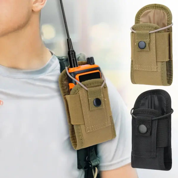 Tactical Walkie Talkie Pouch for Outdoor Use - Image 2