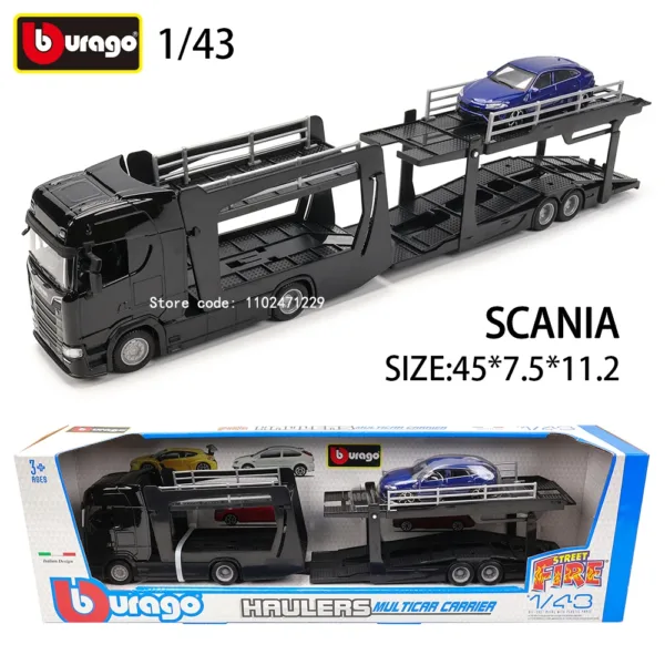 Bburago 1:43 Scale Diecast Luxury Truck