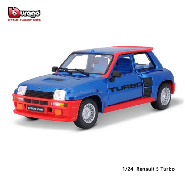 Bburago 1:24 Renault 5 Turbo Diecast Car - Image 7