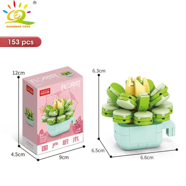 DIY Flower Succulent Building Blocks Set - Image 51