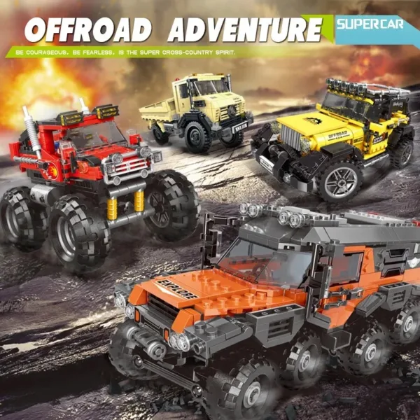 Off-Road Adventure Vehicle Building Blocks Set - Image 2