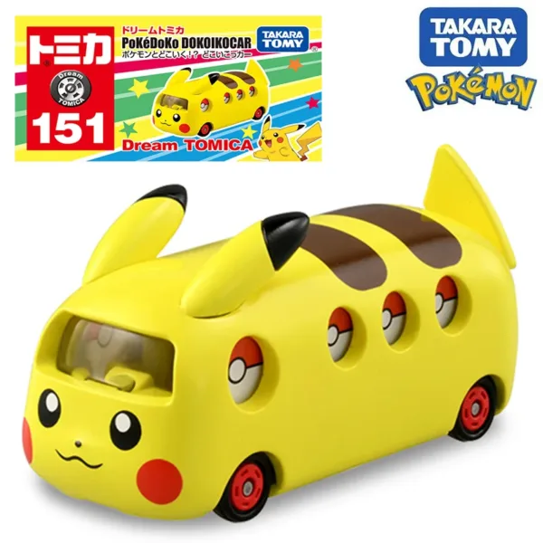 Pikachu Diecast Bus Toy by Takara Tomy