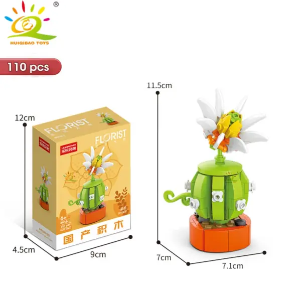 DIY Flower Succulent Building Blocks Set - Image 48