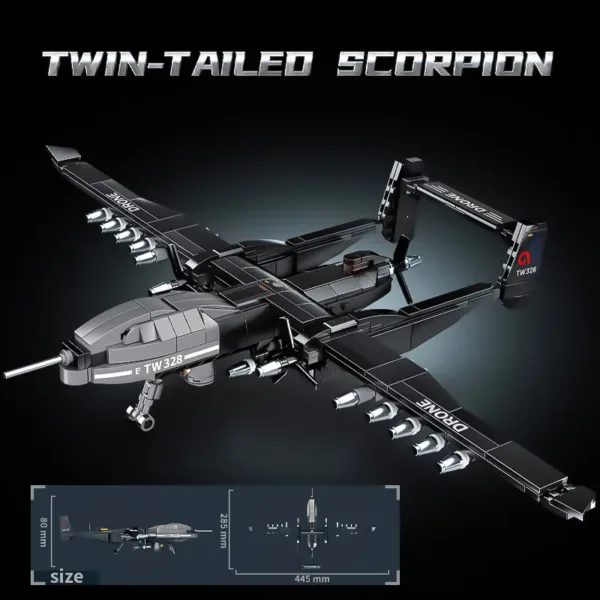 Double Tailed Scorpion Drone Building Blocks - Image 2