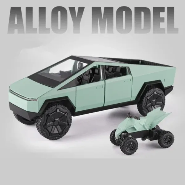 1:24 Tesla Cybertruck Alloy Model Car - Image 9