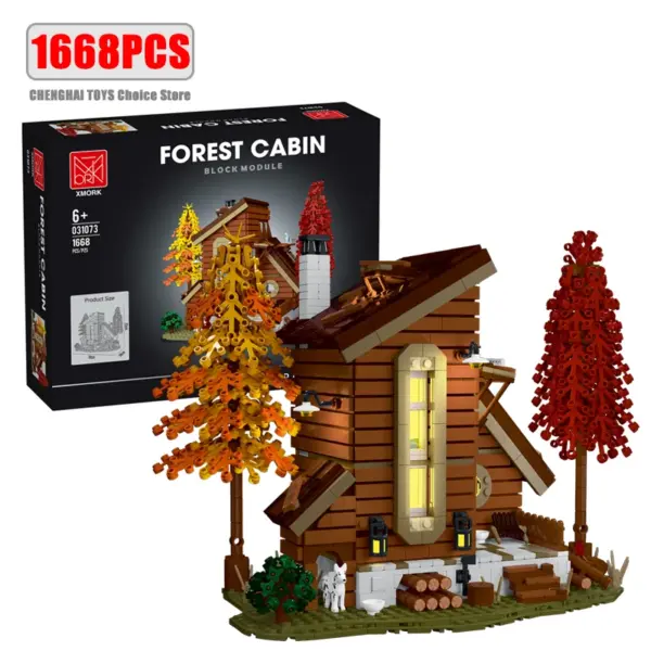 Forest House Building Blocks Model Set - Image 8