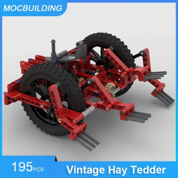 Vintage Tractor Building Blocks Set 524PCS - Image 3