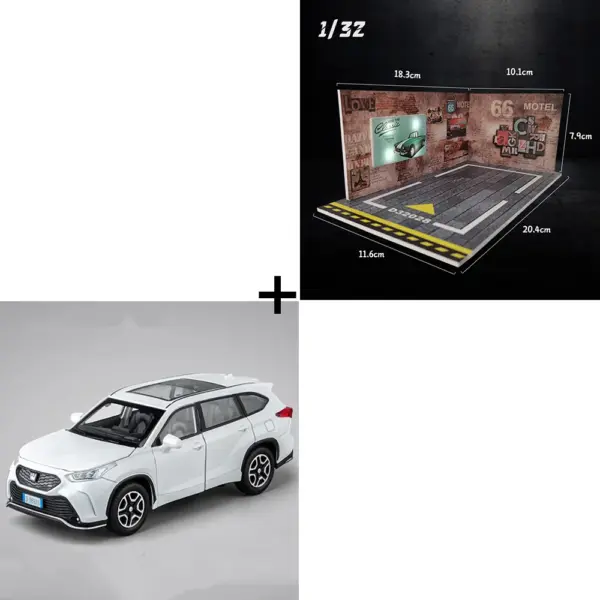 1:32 Scale CROWN KLUGER Diecast SUV Toy - Image 8