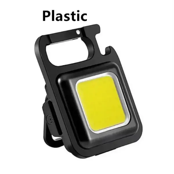 Portable Mini LED Keychain Flashlight USB Rechargeable - Image 7