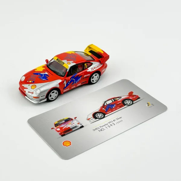 1/64 Scale Porsche 993 Diecast Model Set - Image 3