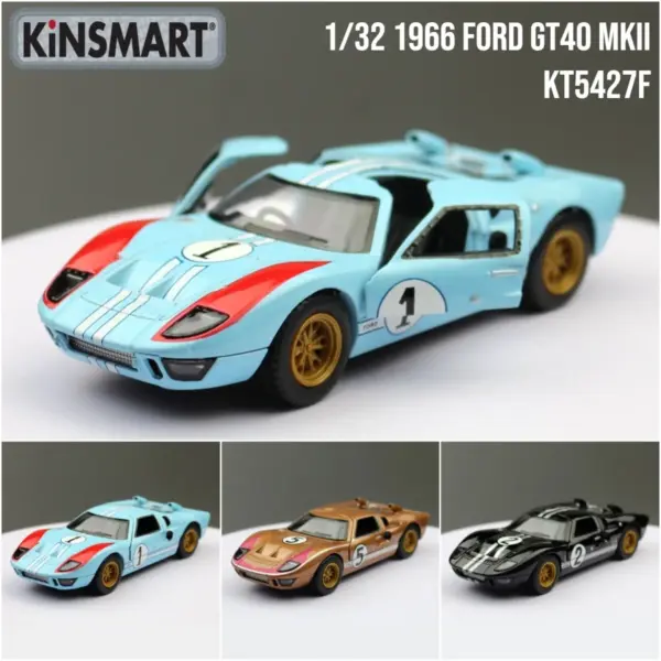 1:32 Ford GT40 MKII Alloy Model Car - Image 5
