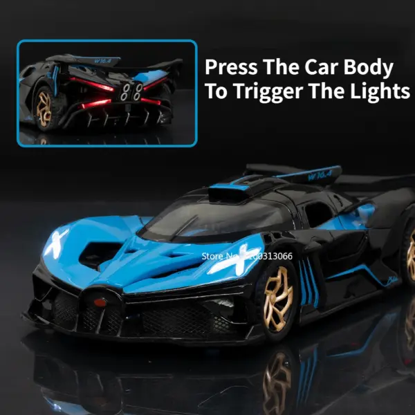 1:32 Scale Alloy Sport Car Model with Sound - Image 3