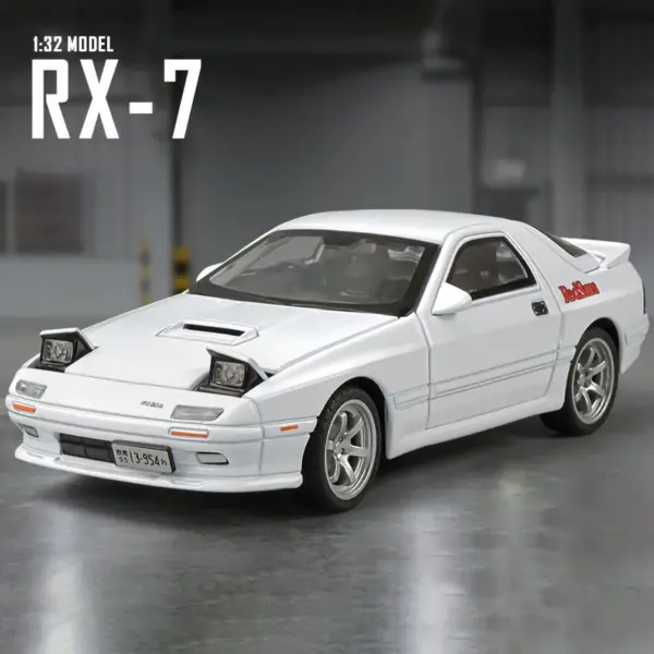 1:32 Mazda RX7 FC Alloy Diecast Car Model - Image 8