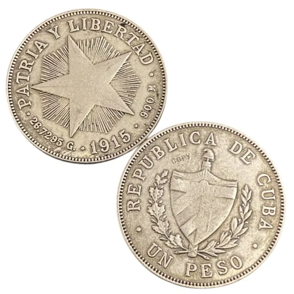 Cuba 1915 Copy Coin - Patriotism Theme