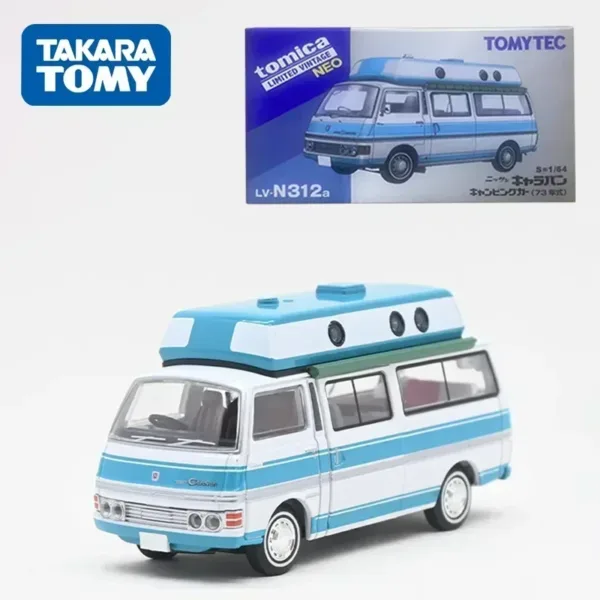 Nissan Caravan Blue Diecast Model 1:64 Scale