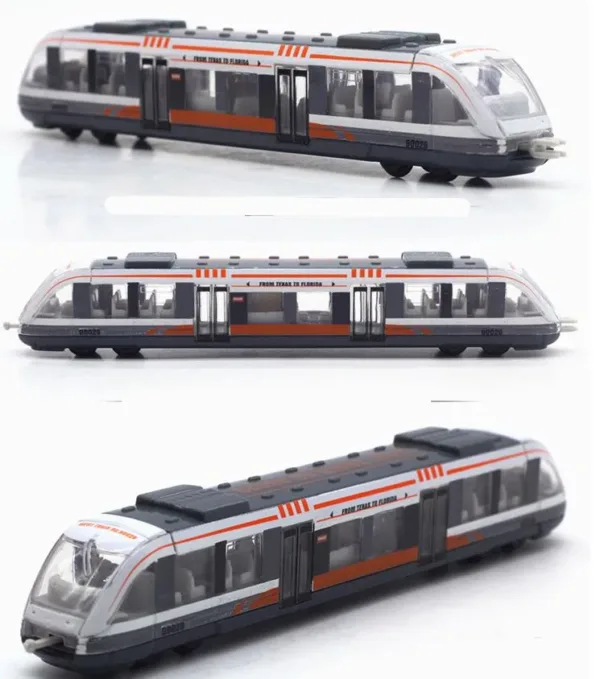 Diecast Alloy High Speed Train Model Toy - Image 9