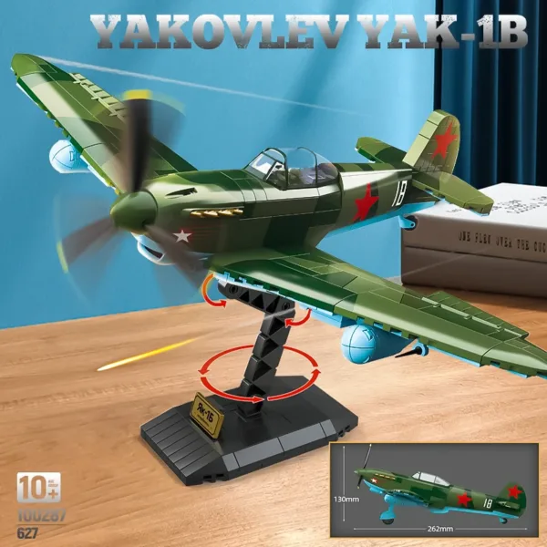 La-7 WWII Fighter Model Assembly Blocks - Image 3