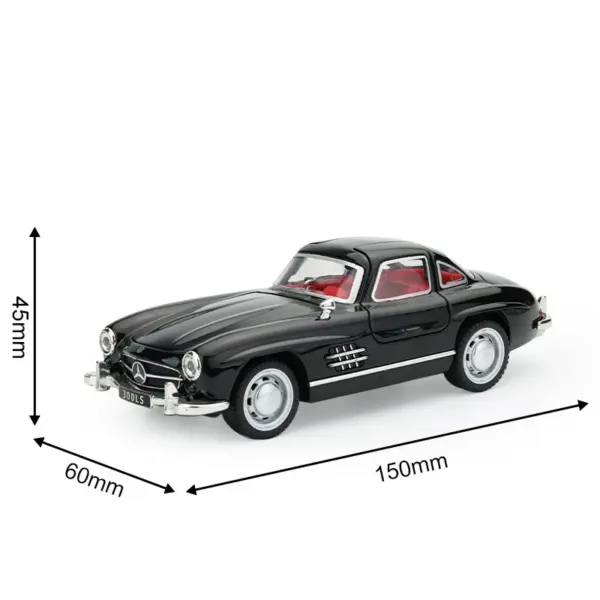 1:32 Metal Alloy Benz 300SL Diecast Model - Image 8